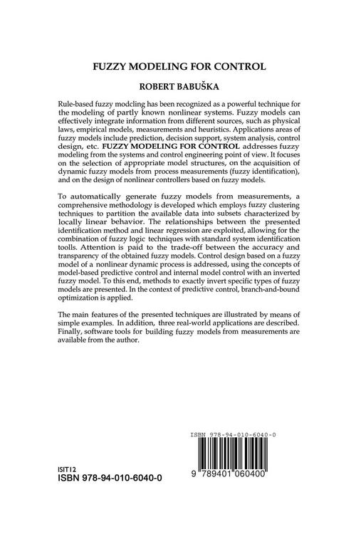Produktbild: Fuzzy Modeling for Control