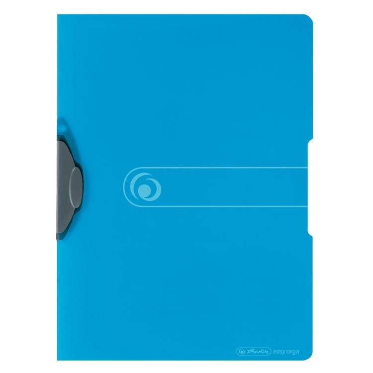 Produktbild: Herlitz Express-Clip A4 PP, transparent blau