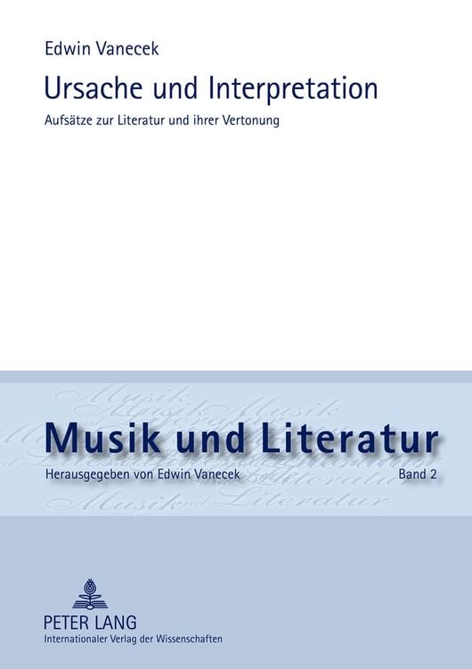 Produktbild: Ursache und Interpretation