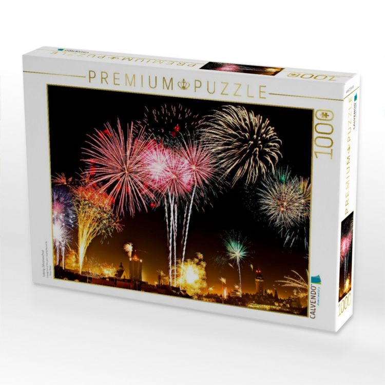 Produktbild: CALVENDO Puzzle Leipzig Jahreswechsel | 1000 Teile Lege-Gr&ouml;&szlig;e 64x48cm Foto-Puzzle f&uuml;r gl&uuml;ckliche Stunden