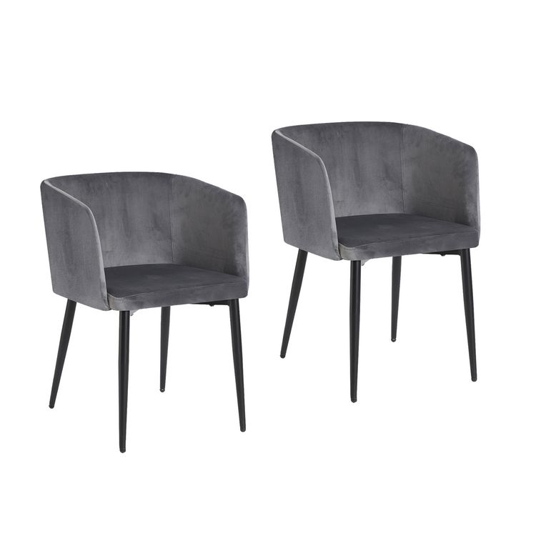 Produktbild: HTI-Living Stuhl Destin Grau 2er Set Stuhl Destin Grau 2er Set
