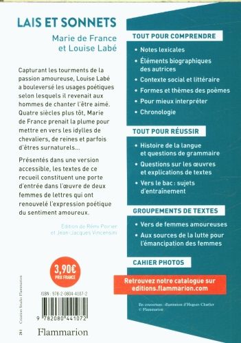 Produktbild: Lais et sonnets : lyc&eacute;e, anthologie avec dossier