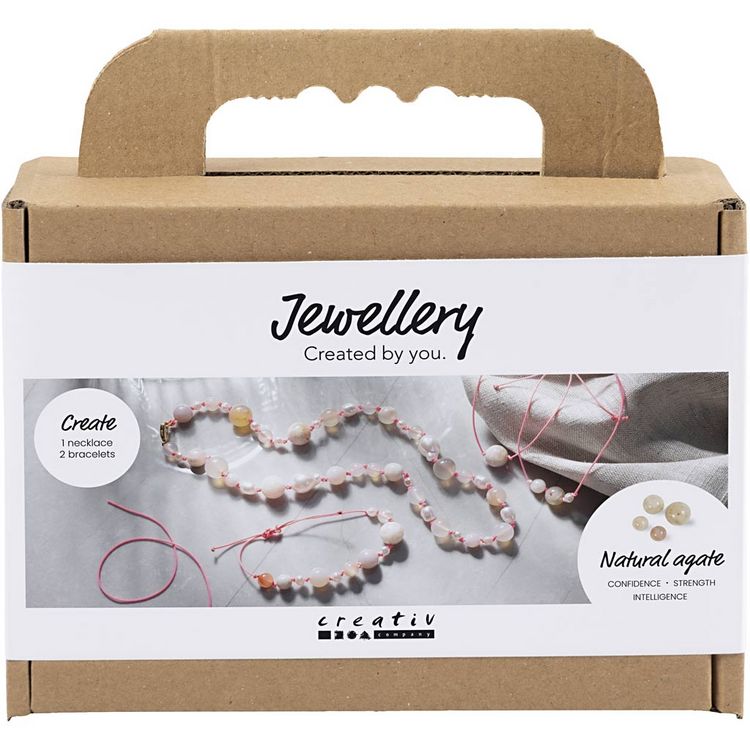 Produktbild: Creativ Company Mini Kreativ Set Schmuck, Halskette und Armband, Pink