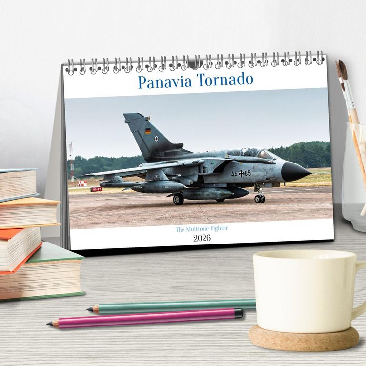 Produktbild: Panavia Tornado - The Multirole Fighter (Tischkalender 2026 DIN A5 quer), CALVENDO Monatskalender