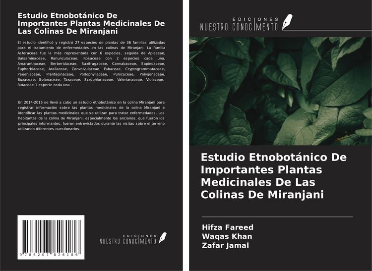 Produktbild: Estudio Etnobot&aacute;nico De Importantes Plantas Medicinales De Las Colinas De Miranjani