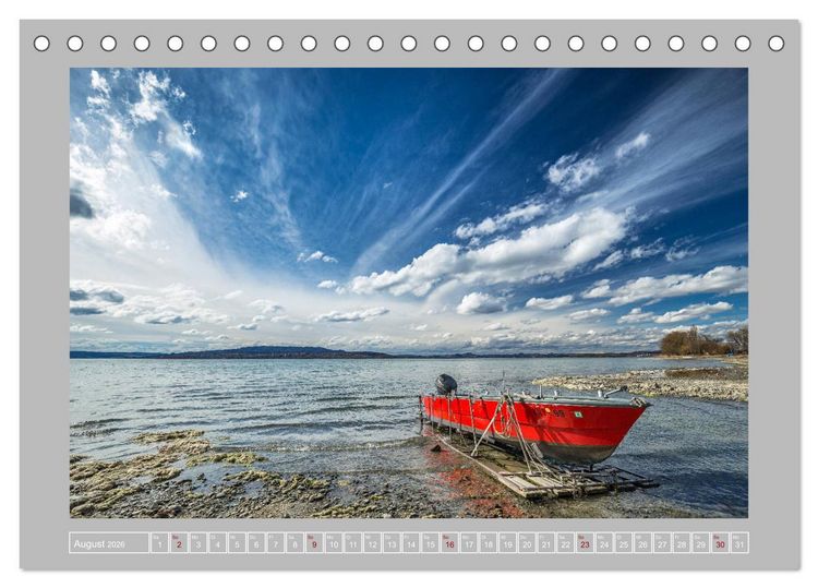 Produktbild: Insel Reichenau - Gr&ouml;&szlig;te Insel im Bodensee (Tischkalender 2026 DIN A5 quer), CALVENDO Monatskalender