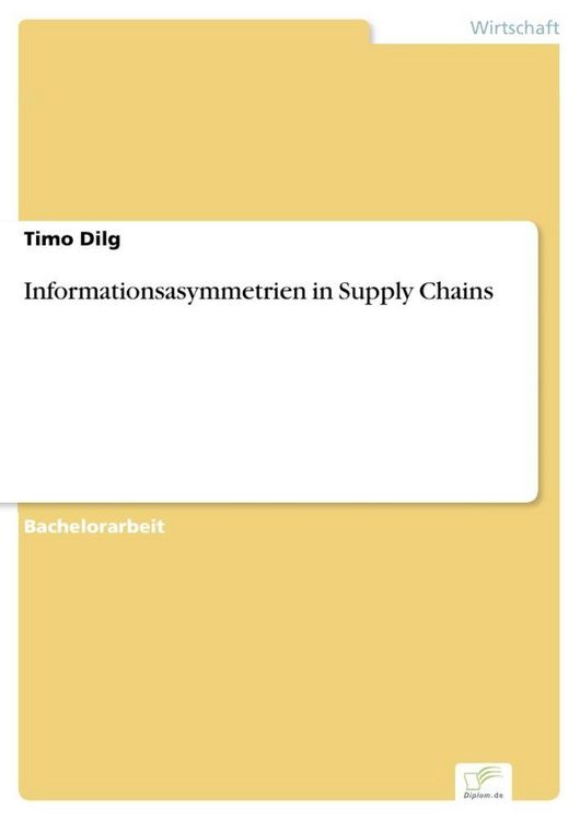 Produktbild: Informationsasymmetrien in Supply Chains