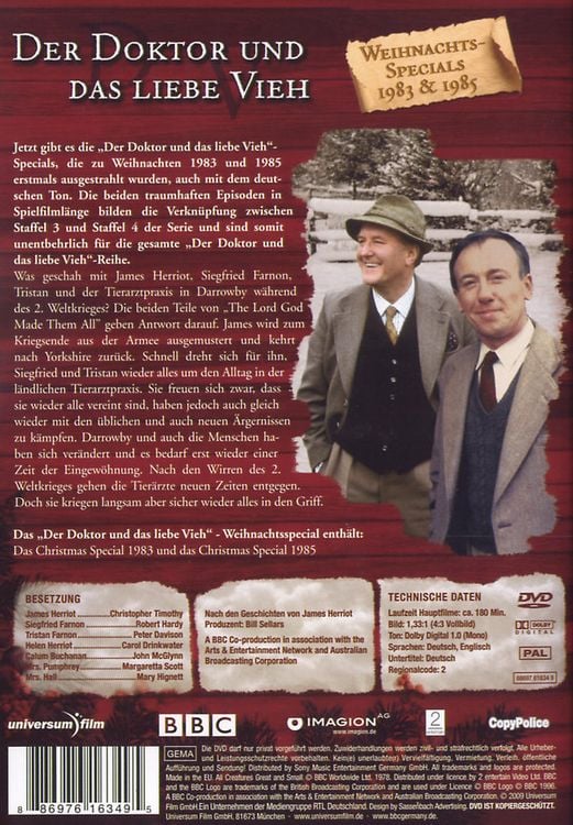 Produktbild: Der Doktor und das liebe Vieh - Die sch&ouml;nsten Weihnachtsspecials mit James Herriot