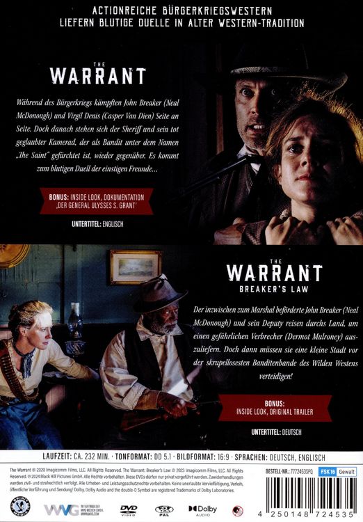 Produktbild: The Warrant: Gesamtbox [2 DVDs]