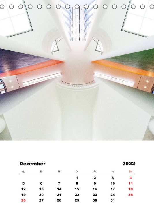 Produktbild: Minimalistische Architektur (Tischkalender 2022 DIN A5 hoch)