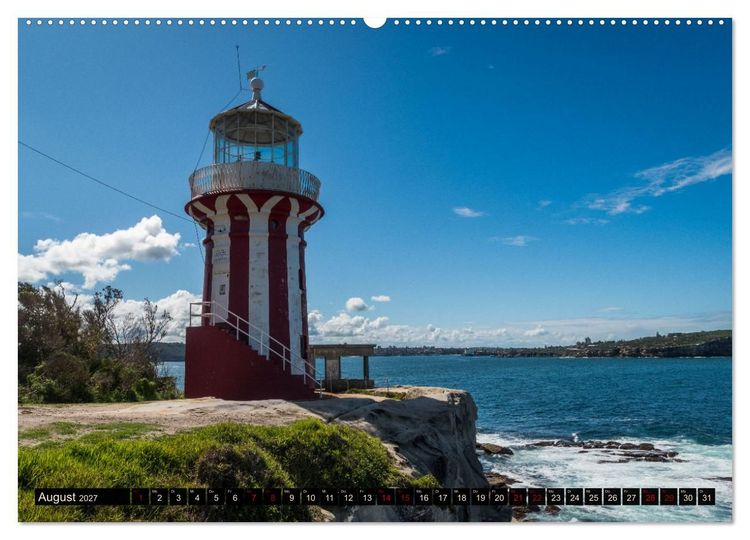 Produktbild: Ein Tag in Sydney - eine etwas andere Sicht (hochwertiger Premium Wandkalender 2027 DIN A2 quer), Kunstdruck in Hochglanz
