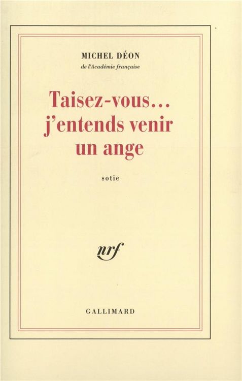 Produktbild: Taisez-vous... j'entends venir un ange