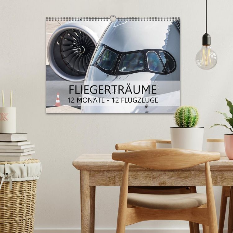 Produktbild: Fliegertr&auml;ume: 12 Monate, 12 Flugzeuge (Wandkalender 2026 DIN A3 quer), CALVENDO Monatskalender