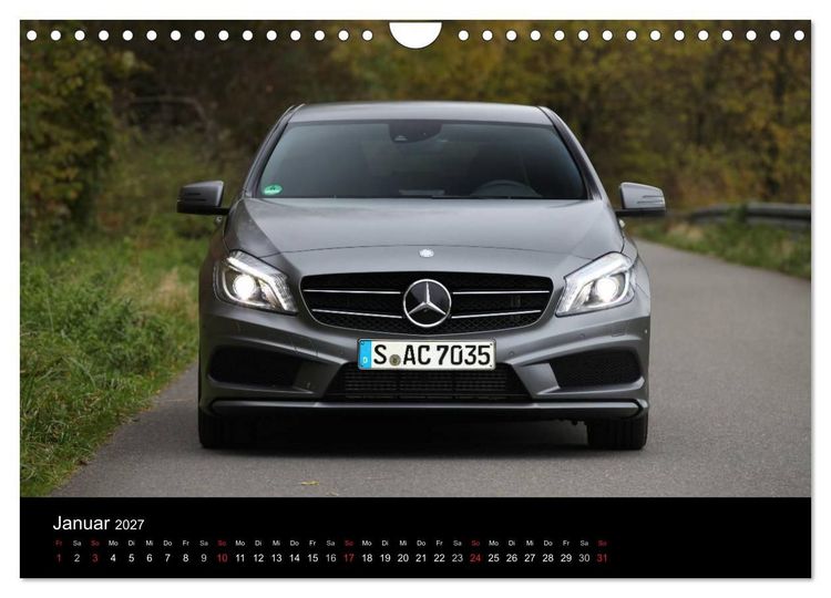 Produktbild: Mercedes-Benz A-Klasse (Wandkalender 2027 DIN A4 quer), CALVENDO Monatskalender