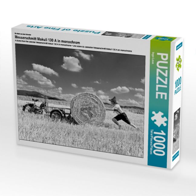 Produktbild: Ein Motiv aus dem Kalender Messerschmitt Mokuli 130 A in monochrom (Puzzle)