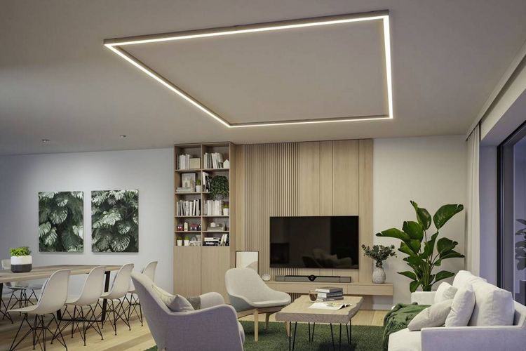 Produktbild: Paulmann 98176 Linion LED-Deckenleuchte LED 3.5W Chrom (matt)