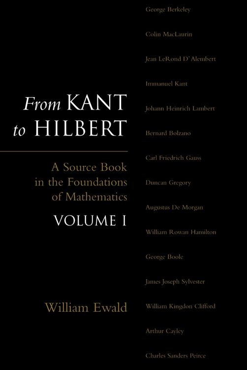 Produktbild: From Kant to Hilbert Volume 1