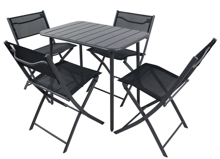Produktbild: 5 tlg. Bistroset Balkonset Gartenset Sumila 80x55