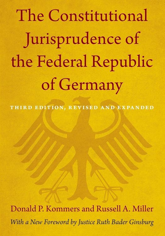 Produktbild: The Constitutional Jurisprudence of the Federal Republic of Germany