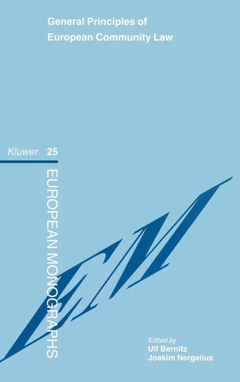 Produktbild: General Principles of European Community Law