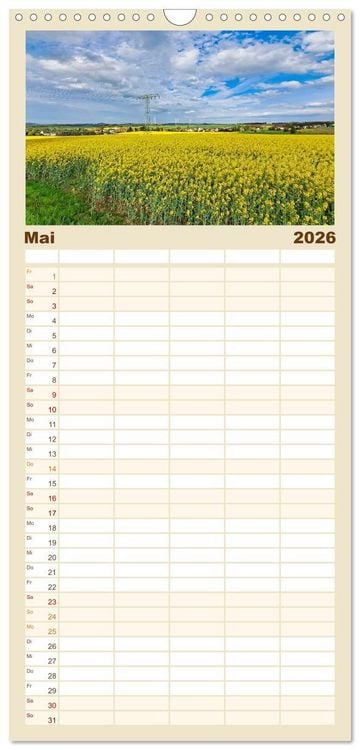 Produktbild: Familienplaner 2026 - Unterwegs in Wachau mit 5 Spalten (Wandkalender, 21 x 45 cm) CALVENDO