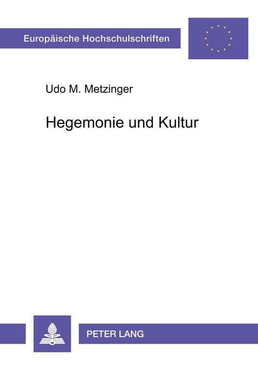 Produktbild: Hegemonie und Kultur