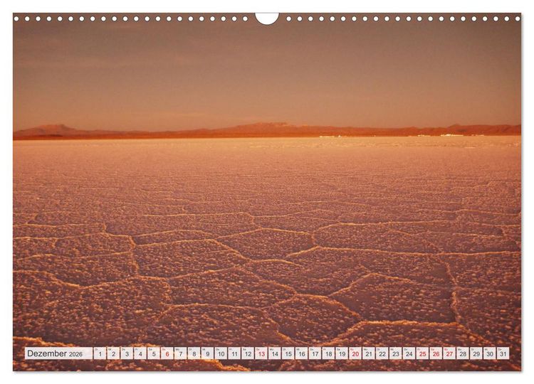 Produktbild: Bolivien - Unterwegs im Hochland (Wandkalender 2026 DIN A3 quer), CALVENDO Monatskalender
