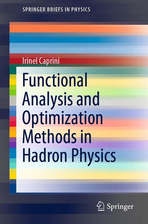 Produktbild: Functional Analysis and Optimization Methods in Hadron Physics