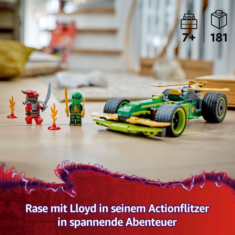 Produktbild: LEGO NINJAGO Lloyds Actionflitzer - Auto Spielzeug mit Minifiguren 71828