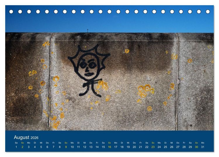 Produktbild: Die Nordmole in Wilhelmshaven. Historisches Relikt und Lieblingsort. (Tischkalender 2026 DIN A5 quer), CALVENDO Monatskalender