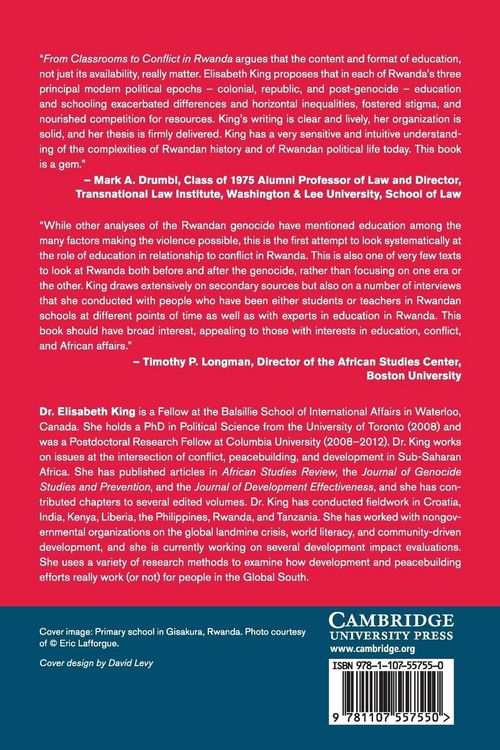 Produktbild: From Classrooms to Conflict in Rwanda