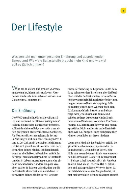 Produktbild: Verstopfung bei Kindern
