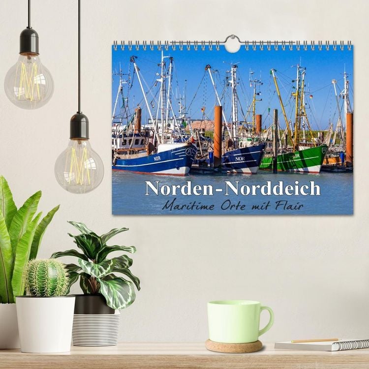 Produktbild: Norden-Norddeich. Maritime Orte mit Flair (Wandkalender 2027 DIN A4 quer), CALVENDO Monatskalender