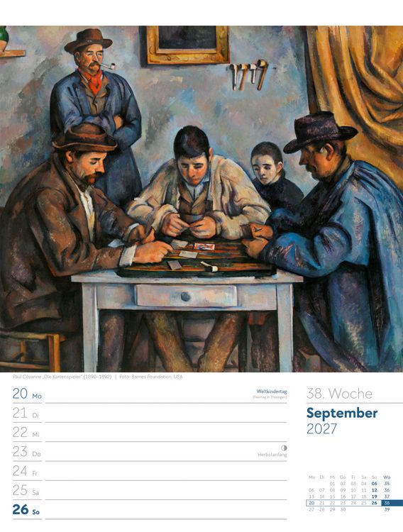 Produktbild: Kunstwelt Wochenplaner Kalender 2027 | Impressionismus und Klassische Moderne