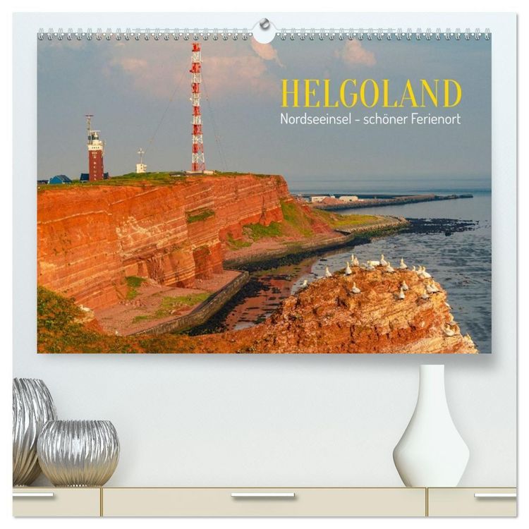 Produktbild: HELGOLAND: Nordseeinsel, sch&ouml;ner Ferienort (hochwertiger Premium Wandkalender 2026 DIN A2 quer), Kunstdruck in Hochglanz