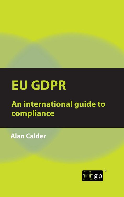 Produktbild: EU GDPR - An international guide to compliance