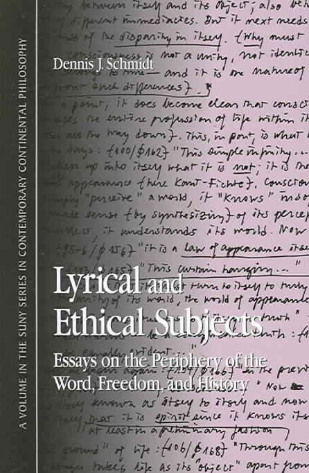 Produktbild: Lyrical and Ethical Subjects