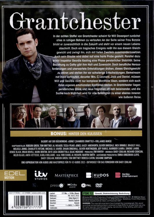 Produktbild: Grantchester - Staffel 8 [2 DVDs]