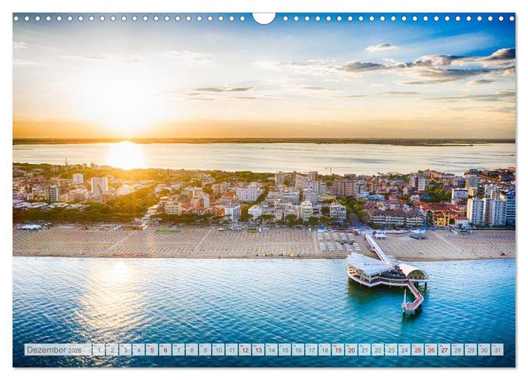 Produktbild: Lignano in Italien. Sommer Strand und Meer (Wandkalender 2026 DIN A3 quer), CALVENDO Monatskalender
