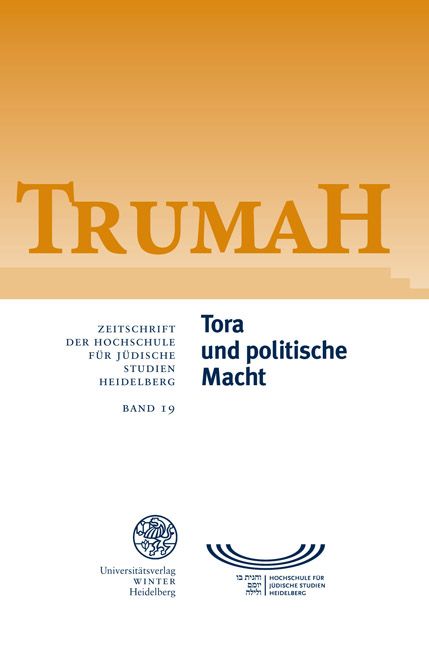 Produktbild: Trumah / Tora und politische Macht/Torah and Political Power