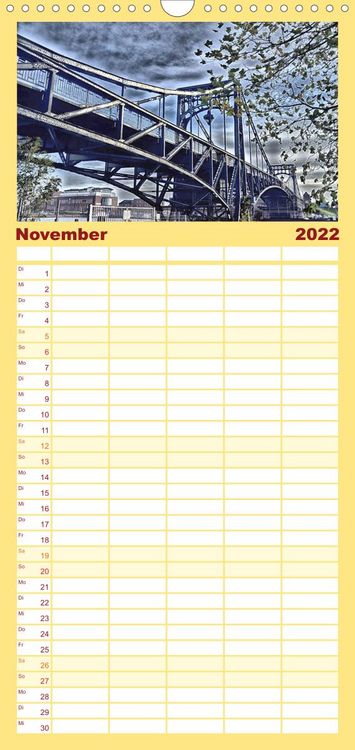 Produktbild: Wilhelmshaven - Familienplaner hoch (Wandkalender 2022 , 21 cm x 45 cm, hoch)