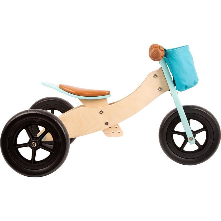 Produktbild: Small Foot Laufr&auml;der Laufrad-Trike Maxi 2 in 1 T&uuml;rkis
