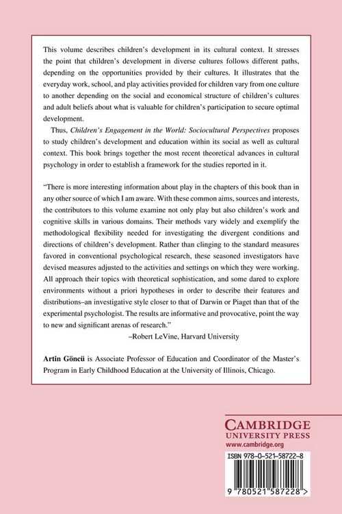 Produktbild: Children's Engagement in the World