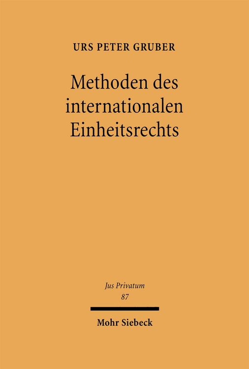 Produktbild: Methoden des internationalen Einheitsrechts