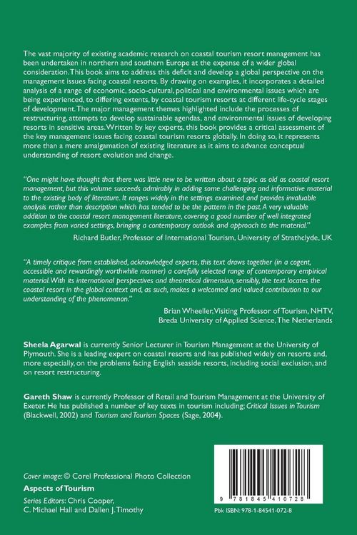 Produktbild: Managing Coastal Tourism Resorts