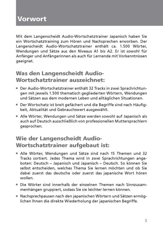 Produktbild: Langenscheidt Audio-Wortschatztrainer Japanisch