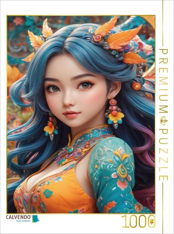 Produktbild: CALVENDO Puzzle Hana - Die Fr&uuml;hlingsbotin | 1000 Teile Lege-Gr&ouml;&szlig;e 64x48cm Foto-Puzzle f&uuml;r gl&uuml;ckliche Stunden