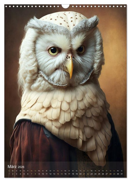 Produktbild: Im Namen des Gesetzes Tierische Richter (Wandkalender 2026 DIN A3 hoch), CALVENDO Monatskalender