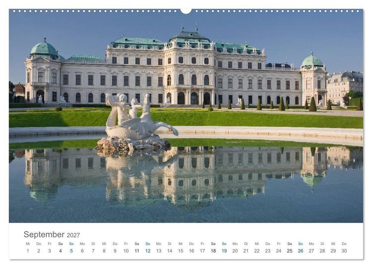 Produktbild: Traumhaftes Wien 2027 (hochwertiger Premium Wandkalender 2027 DIN A2 quer), Kunstdruck in Hochglanz
