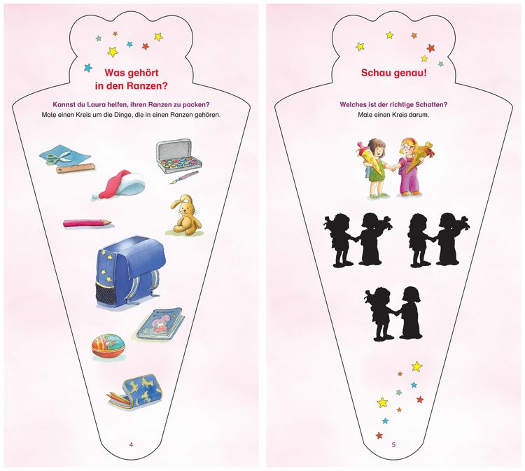 Produktbild: Mein fr&ouml;hlich-buntes Schult&uuml;tenbuch mit Lauras Stern